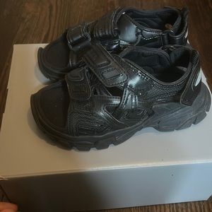 Balenciaga sandals size 29 black gently used